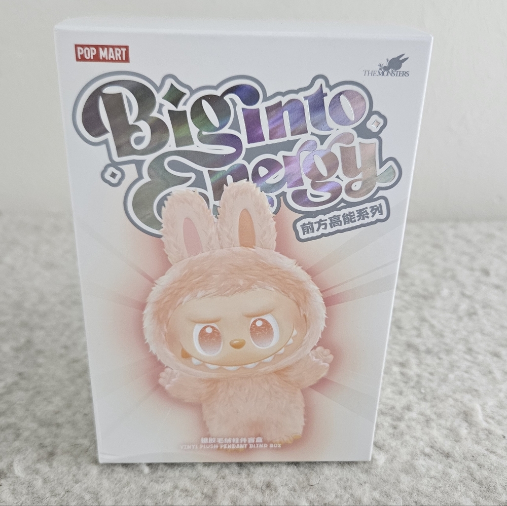 (NEW Sealed) HOPE The Monsters Labubu Big into Energy Vinyl Face Plush Blind Box
